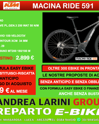 ebike front Ktm Macina Ride 591