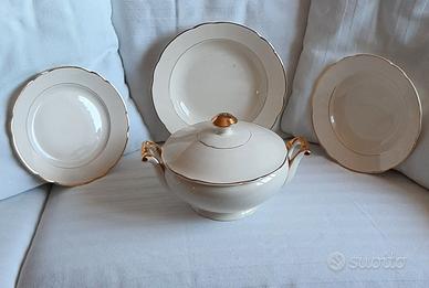 Servizio piatti filo d'oro Villeroy & Boch