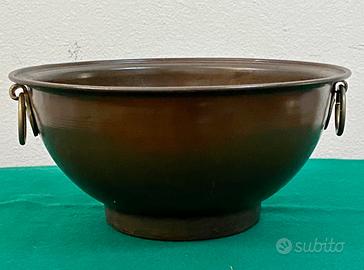 Antica fioriera in rame