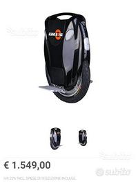 Monociclo elettrico kingsong 18a 60km autonomia