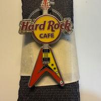 Spilla vintage Hard Rock cafè e fascia porta badge