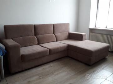 DIVANO A L, MARRONE