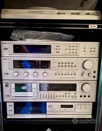 Impianto hi-fi Philips anni 80