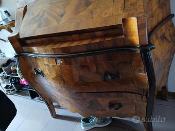 Secretaire + comodino stile veneziano
