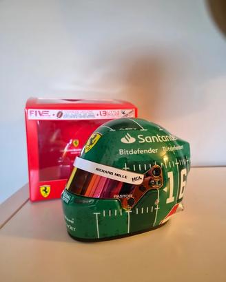 Casco Mini helmet helm Charles Leclerc scala 1:2 B