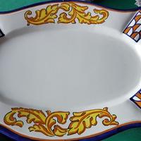 Vassoio ceramica cilentana