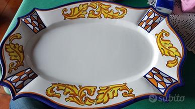 Vassoio ceramica cilentana