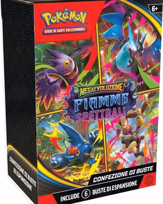 Fiamme Spettrali del GCC Pokémon sei buste espansi