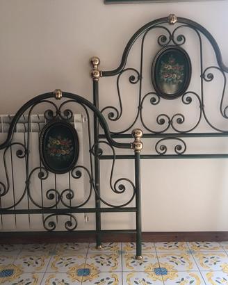 Letto singolo in ferro battuto Maggioni