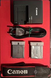 Kit 2 batterie canon LP-E10 con caricabatterie