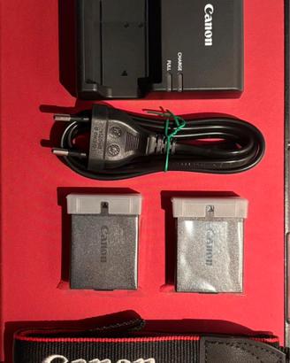 Kit 2 batterie canon LP-E10 con caricabatterie
