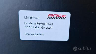Ferrari F1-75 Leclerc 2nd GP Italy 2022 1/18