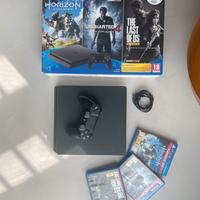 PS4 SLIM 1TB BUNDLE con Joystick e 3 giochi