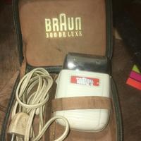 Rasoio elettr. Braun 300 DELUXE vintage FUNZIONANT