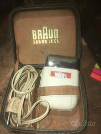 Rasoio elettr. Braun 300 DELUXE vintage FUNZIONANT