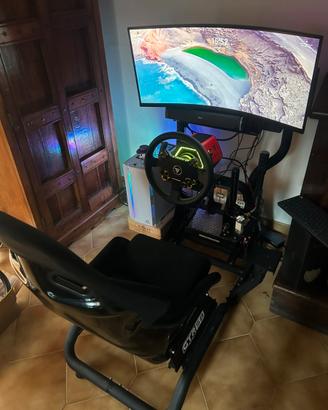 Simulatore di guida thrustmaster completo