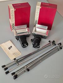 Lampade vintage Kobold 1000 con cavalletto