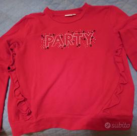 felpa in cotone  ragazza 12/13 anni bluekids