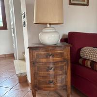 Comodino vintage in noce