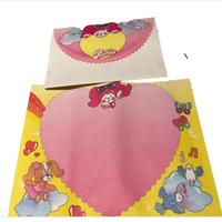 Poochie n. 1 foglio+busta carta da lettere Mattel