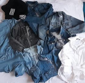 lotto Giacca/Giubbotto/giubbino Jeans Originale