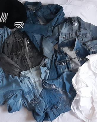 lotto Giacca/Giubbotto/giubbino Jeans Originale