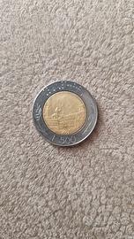 Moneta da 500 lire rara 1991