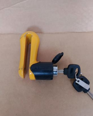 Bloccadisco Antifurto Moto / Scooter Giallo Alta V