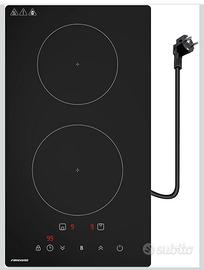 Piano Cottura a Induzione da Incasso, 2 Fuochi, 37