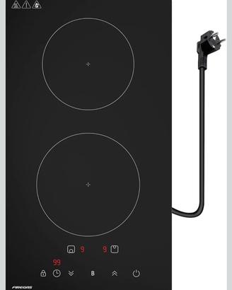 Piano Cottura a Induzione da Incasso, 2 Fuochi, 37