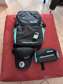 zaini-cappellino-torcia Bianchi