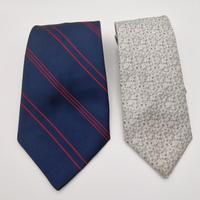 2 Cravatte Vintage Daniel Made in Italy