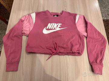 Nike - Felpa con cappuccio rosa - Taglia XS