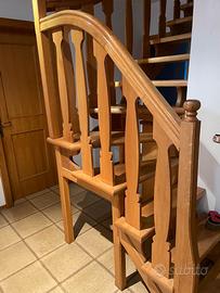 SCALA INTERNA IN ROVERE MASSICCIO