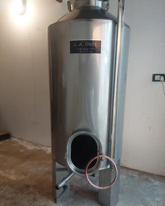 vasca INOX 300 L per vino
