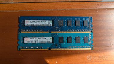 RAM DDR3 per PC Fisso