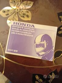 Libretto uso e manutenzione honda Spacy  (ch)125