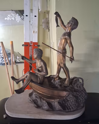 scultura in bronzo 