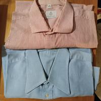 2 camicie a maniche lunghe da uomo in cotone