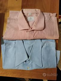 2 camicie a maniche lunghe da uomo in cotone