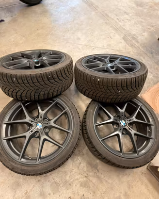 set cerchi bmw msport originali da 18” gommati