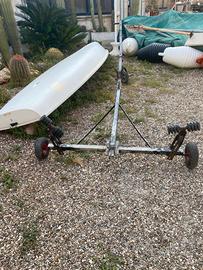 Barca a vela laser 4,20 con accessori