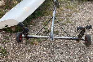 Barca a vela laser 4,20 con accessori