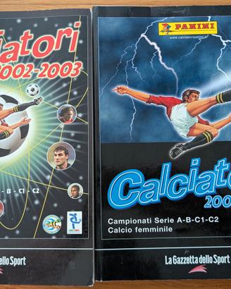 la raccolta album Panini  2002-2004