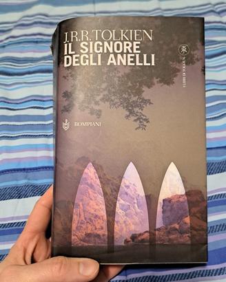 Libro Signore degli Anelli Bompiani con cartina