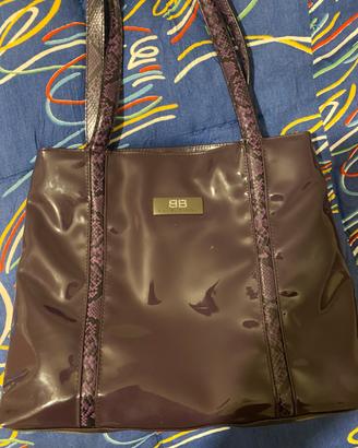 Borsa Balenciaga viola acetata originale