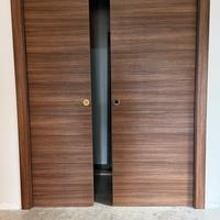 Porta battente reversibile + Porta scorrevole