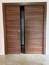 Porta battente reversibile + Porta scorrevole