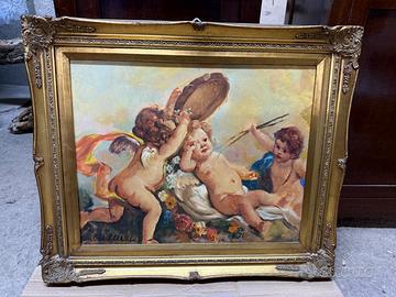Quadro Olio su Tela Classico