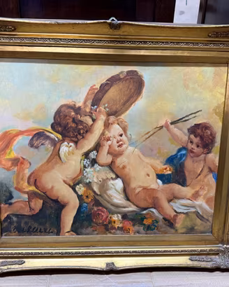 Quadro Olio su Tela Classico